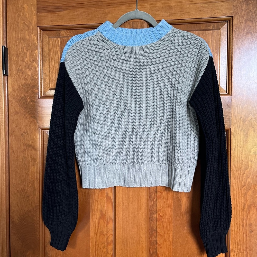Color block sweater